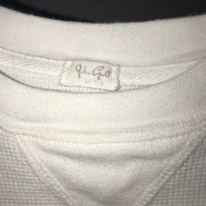White long sleeved j.galt top